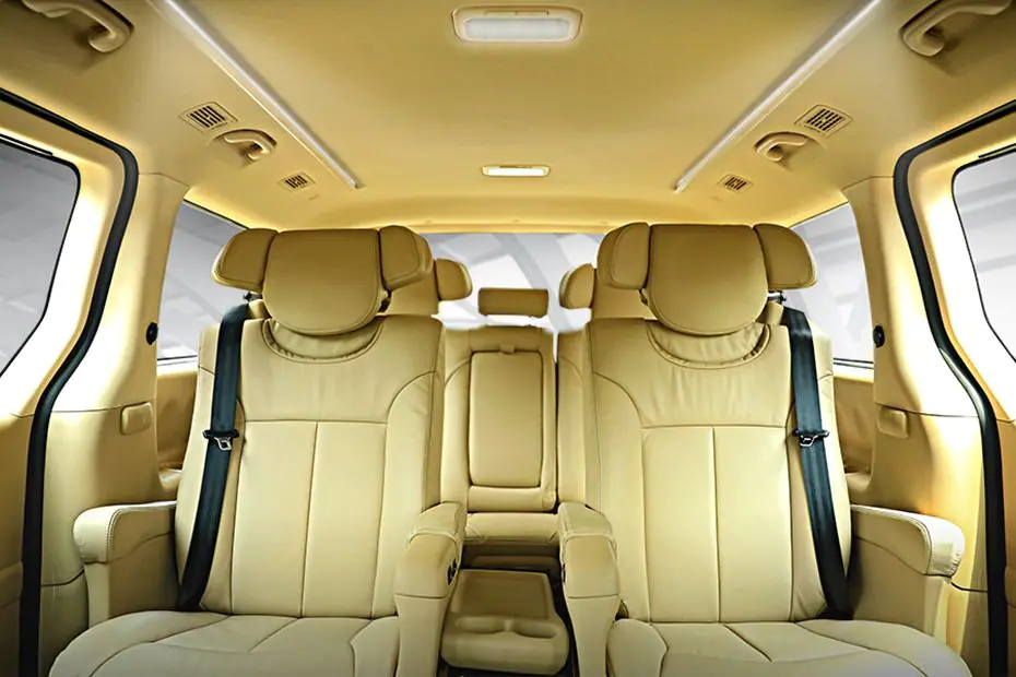 Hyundai H1 car rental bali interior